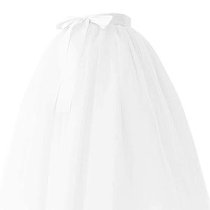Women's 6 Layered Pleated Tulle Skirt